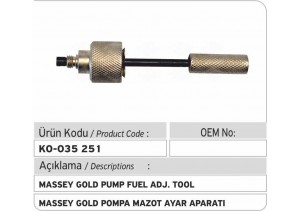 Massey Gold Pompa Ayar Aparatı